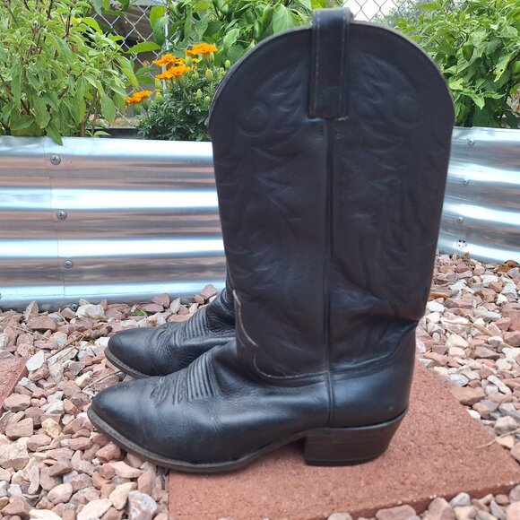 Dan Post Great Western Cowboy Boots Pointed Toe Size 9.5 EW - Picture 2 of 10